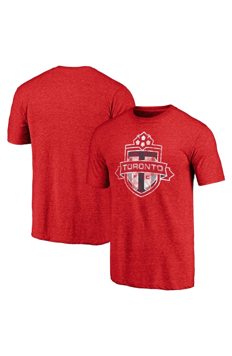 FANATICS Men's Fanatics Branded Heather Red Toronto FC Vintage T-Shirt, Main, color, Heather Red