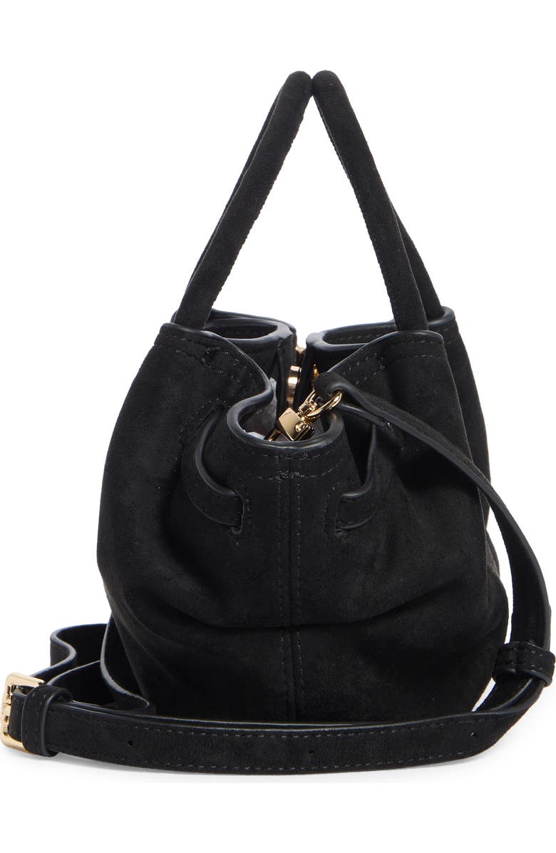 URBAN EXPRESSIONS HANDBAGS Faux Suede Crossbody Bag, Alternate, color, Black