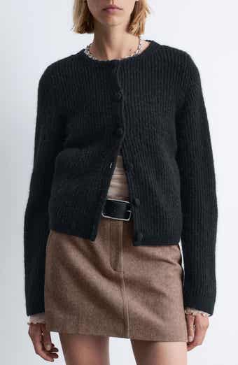 & Other Stories Wool & Alpaca Blend Rib Cardigan