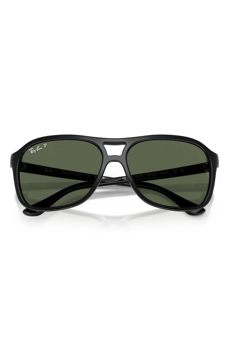 Ray-Ban 60mm Square Sunglasses, Alternate, color, Black