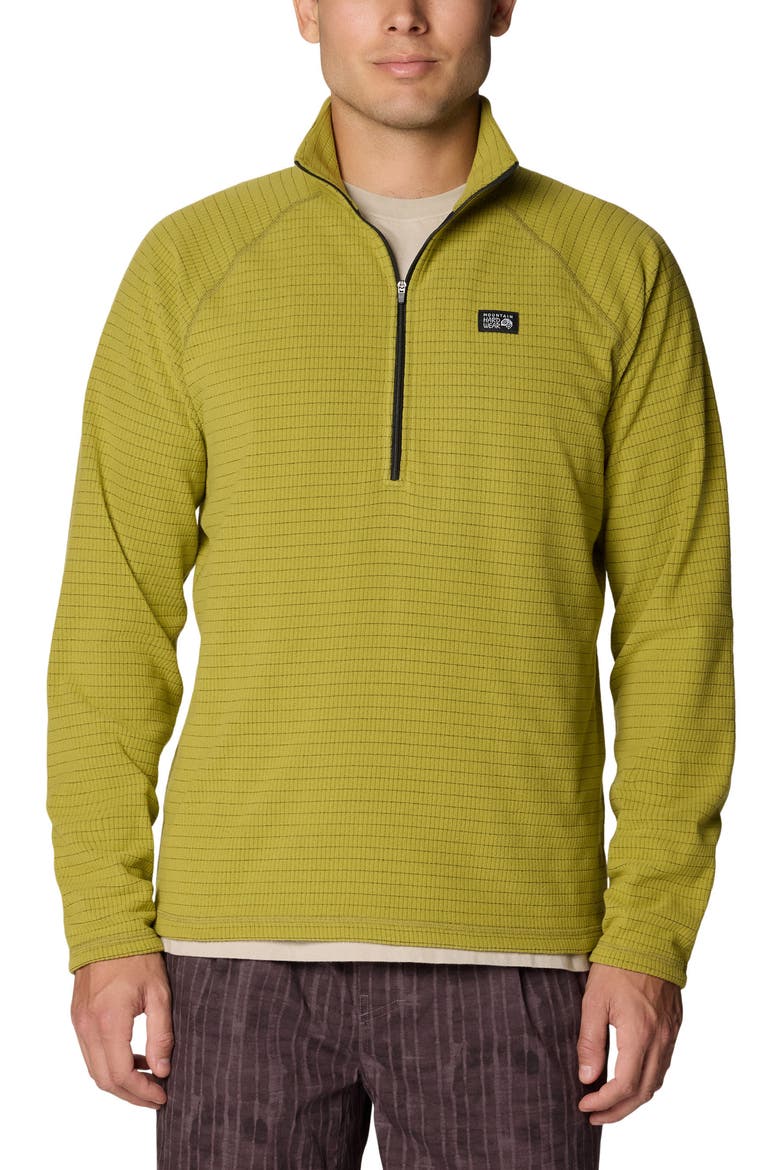 Summit Grid Half-Zip, Alternate, color, BRIGHT FATIGUE