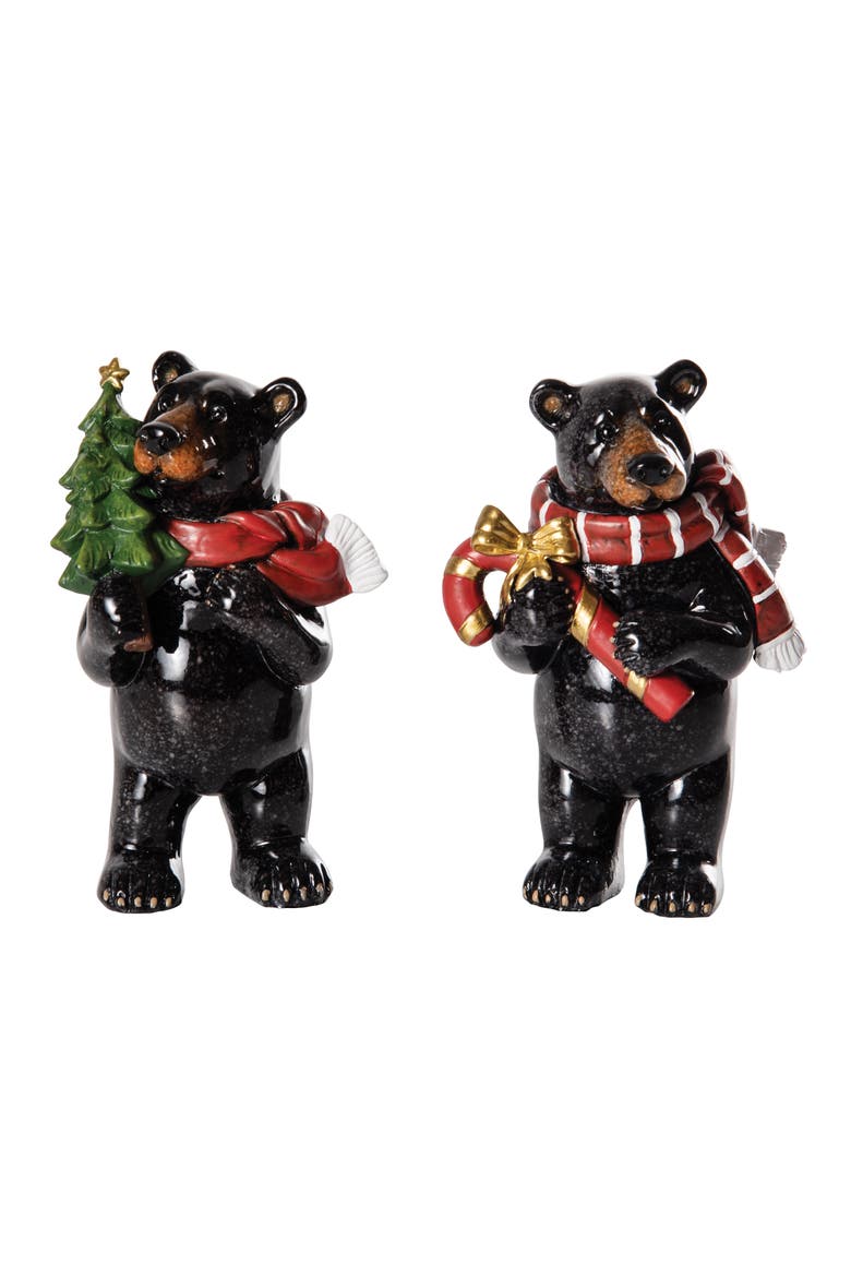 Black Bear Figurine A/2, Main, color, Black