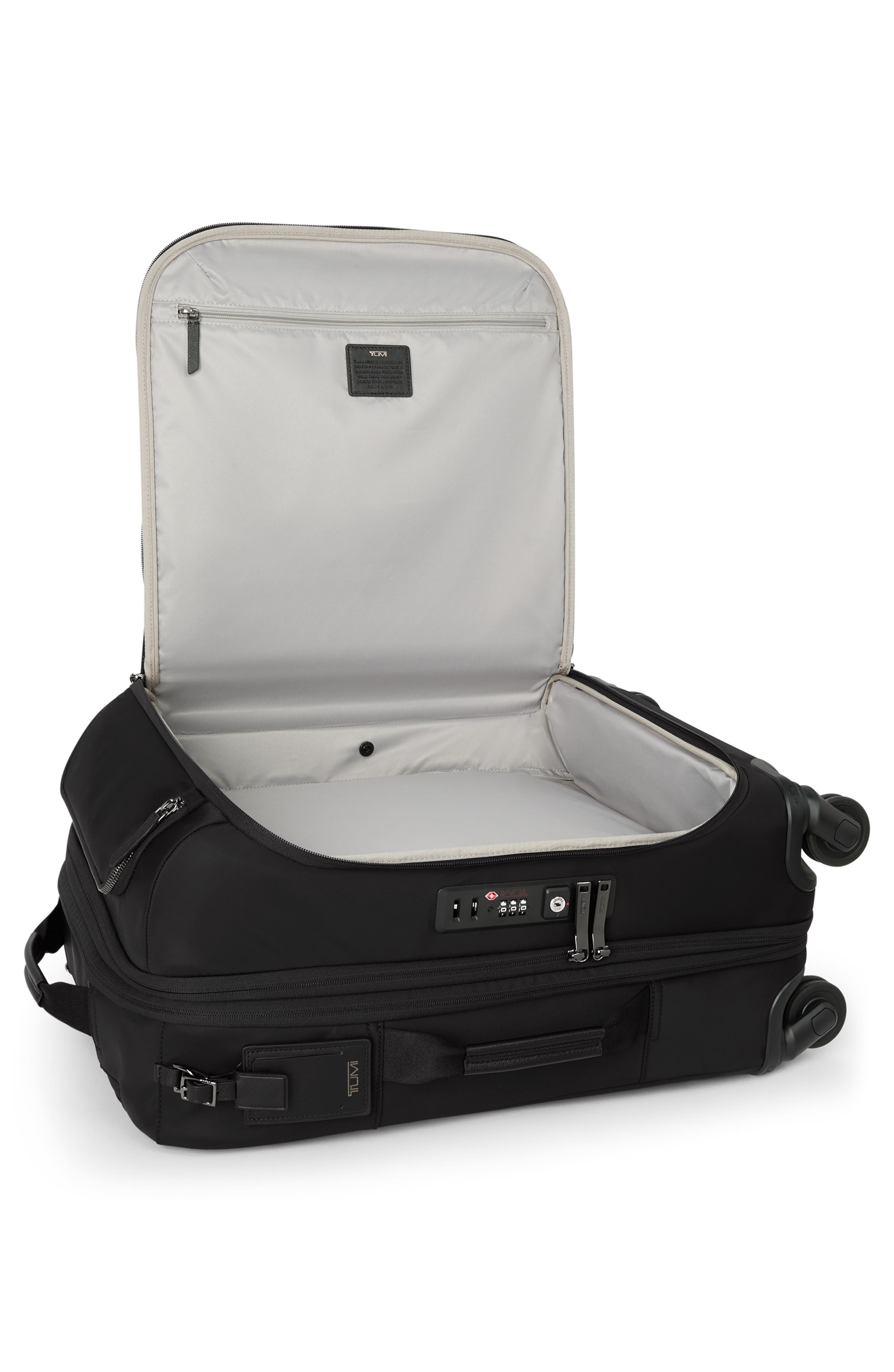 TUMI Léger 22-Inch Continental Expandable Wheeled Carry-On, Alternate, color, Black/ Gunmetal