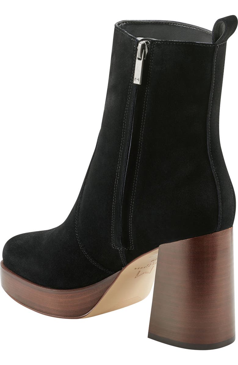 Marc Fisher LTD Marysa Block Heel Platform Bootie, Alternate, color, Black 002