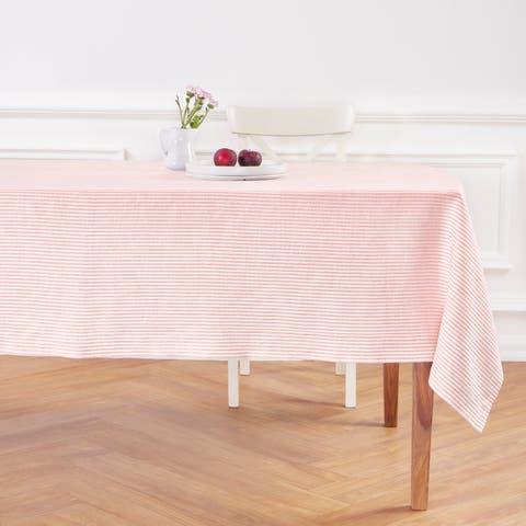 Linen Tablecloth - Narrow Stripe