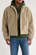 Museum of Peace & Quiet Wordmark Faux Shearling Work Jacket