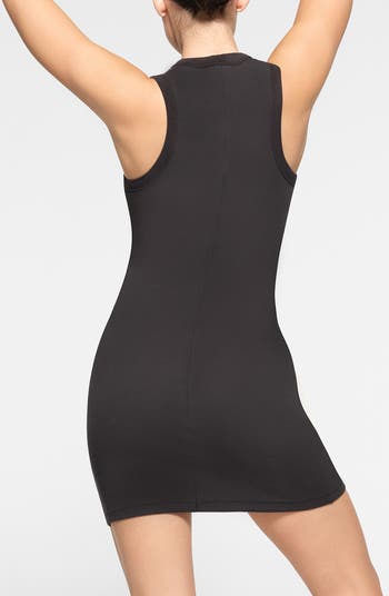 Stretch Cotton Rib Tank Dress