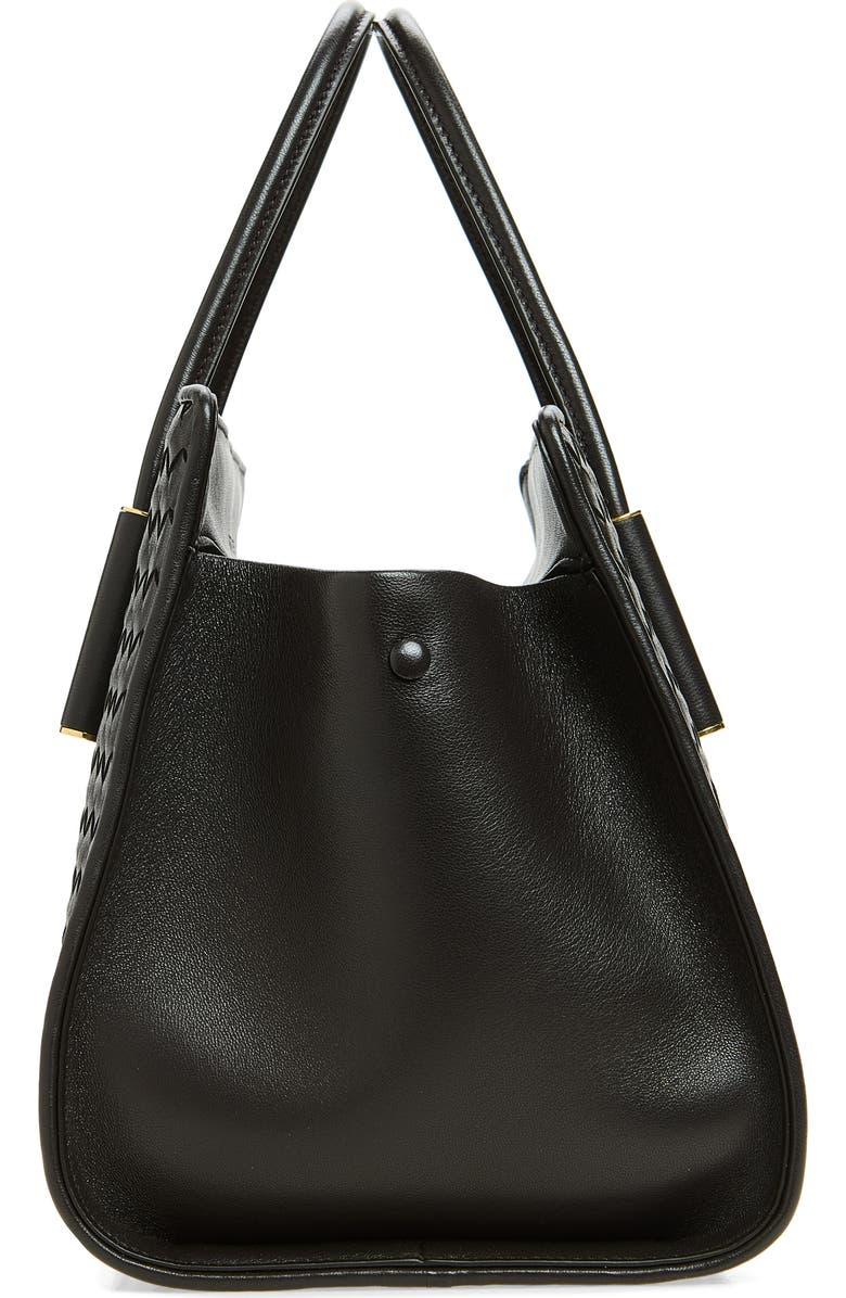 Bottega Veneta Small Barbara Intrecciato Leather Tote, Alternate, color, 2094 Espresso-Brass V