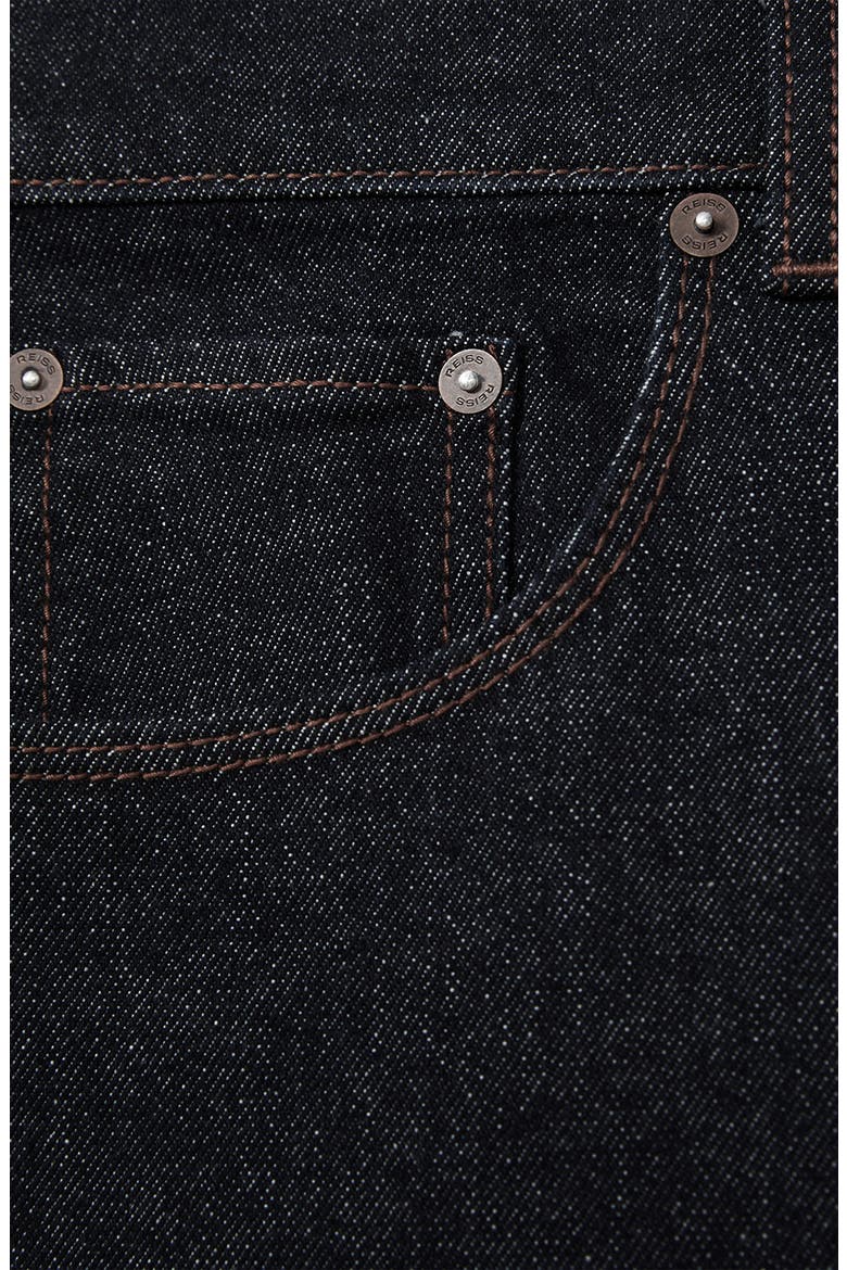 Bishopsgate Straight Leg Jeans, Alternate, color, RAW INDIGO