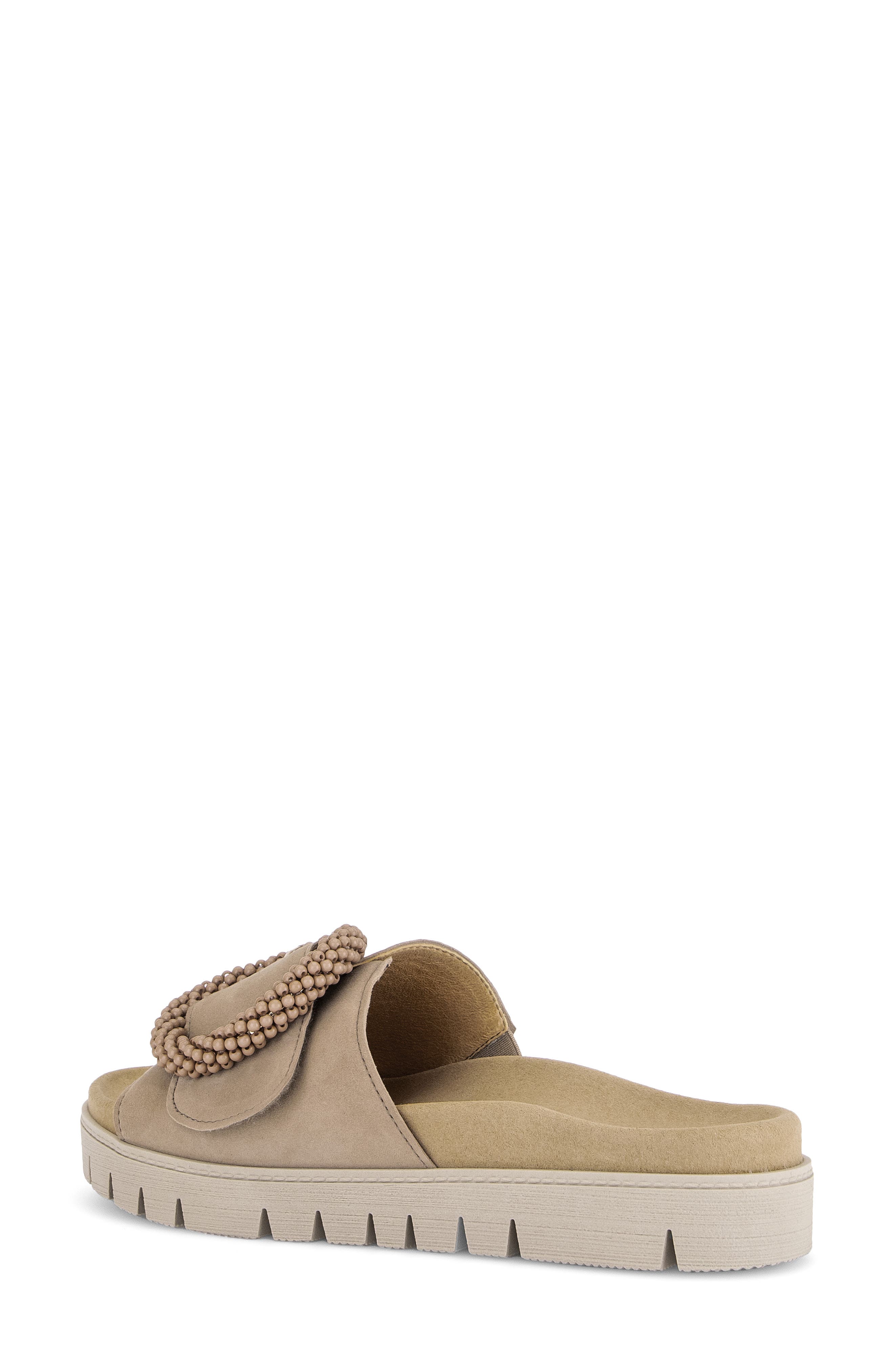 Gabor Slide Sandal, Alternate, color, Camel