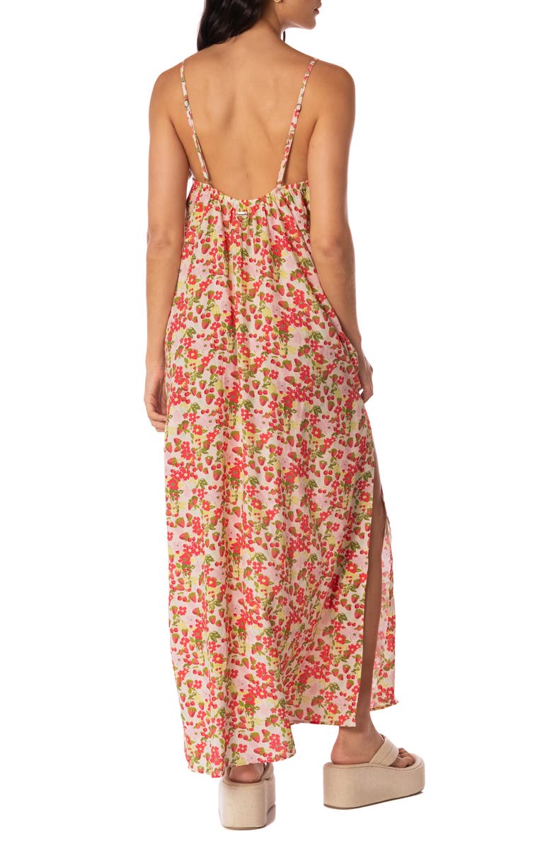 Maaji Debbie Cover-Up Dress, Alternate, color, Open White