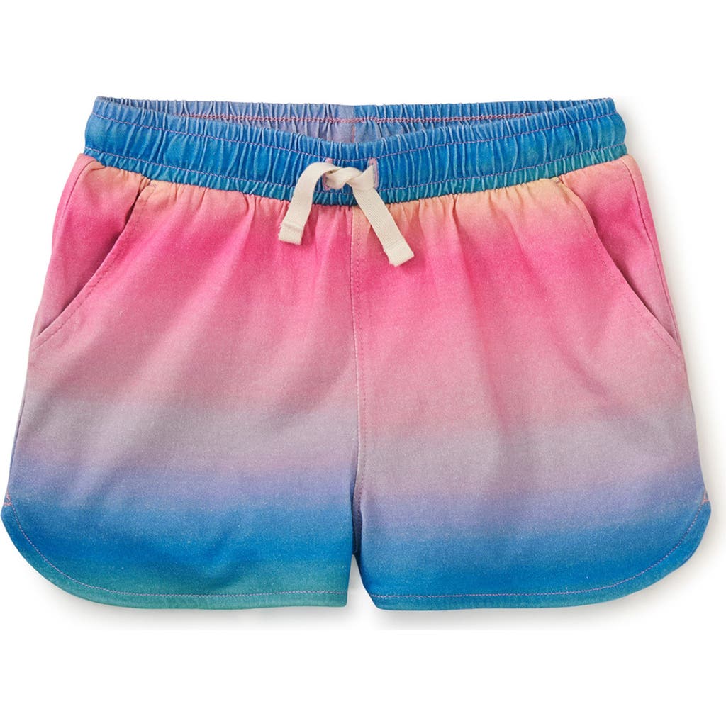 Tea Collection Tie Waist Shorts In Rio De Janeiro Rainbow