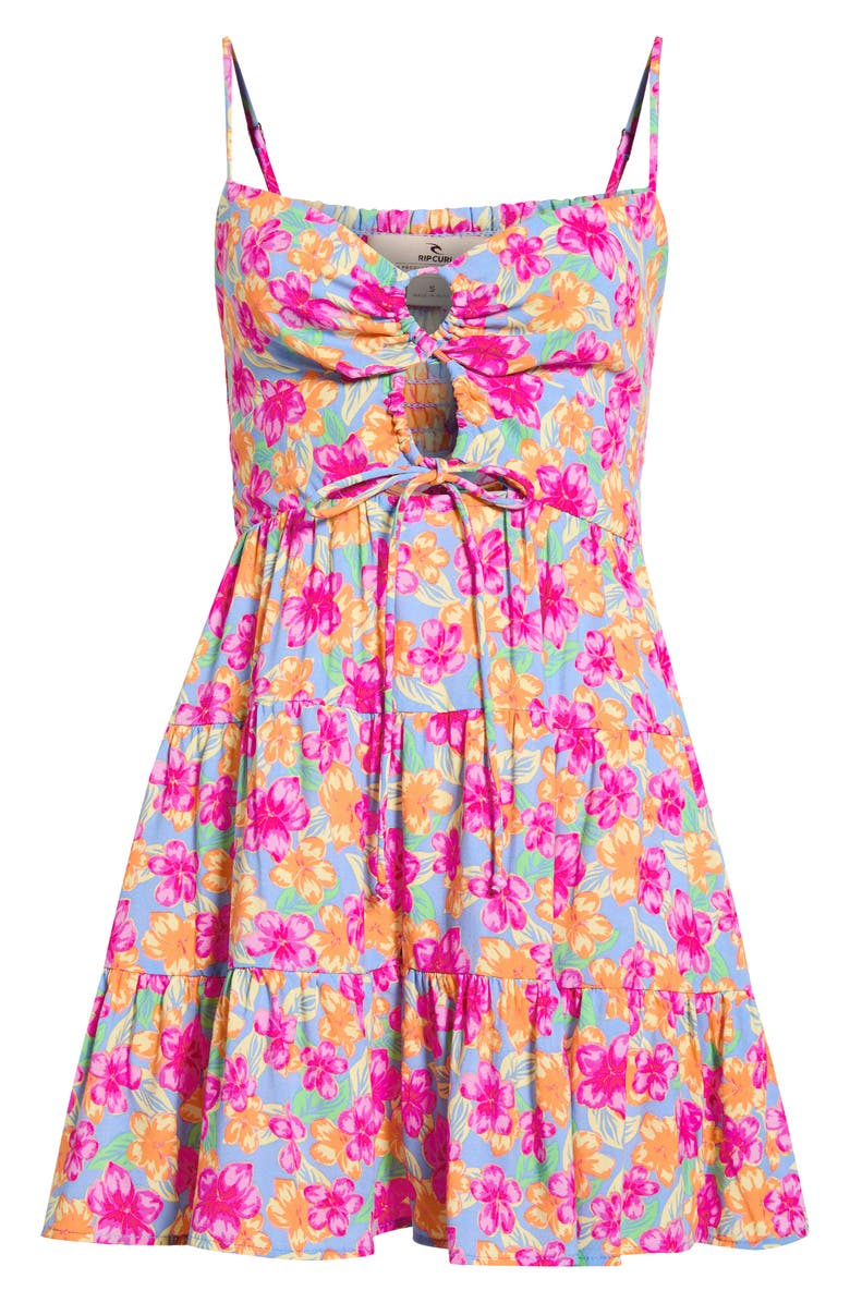 Rip Curl Malibu Cove Sleeveless Minidress, Alternate, color, Blue