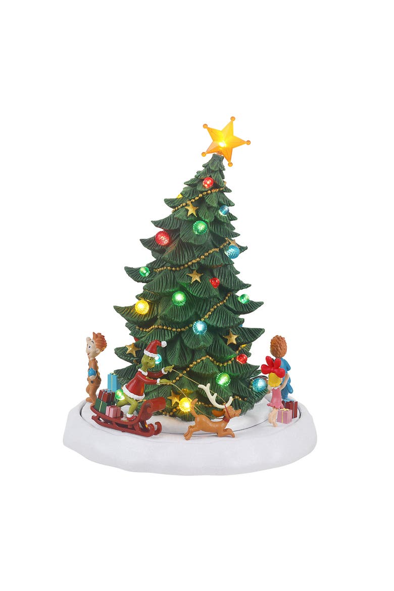 13 in. Animated Grinch Tree, Main, color, Multicolored