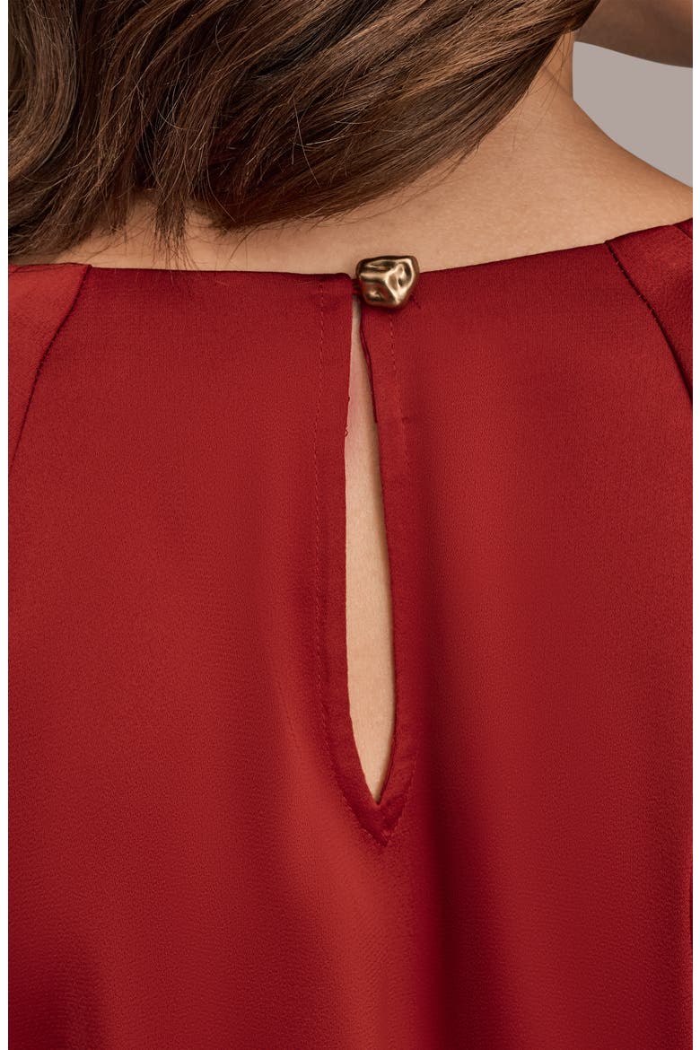 Chain Satin Top, Alternate, color, METROPOLITAN RED