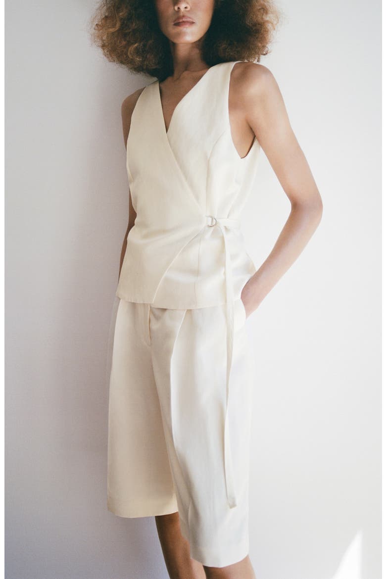 Wrap Jumpsuit, Main, color, ECRU