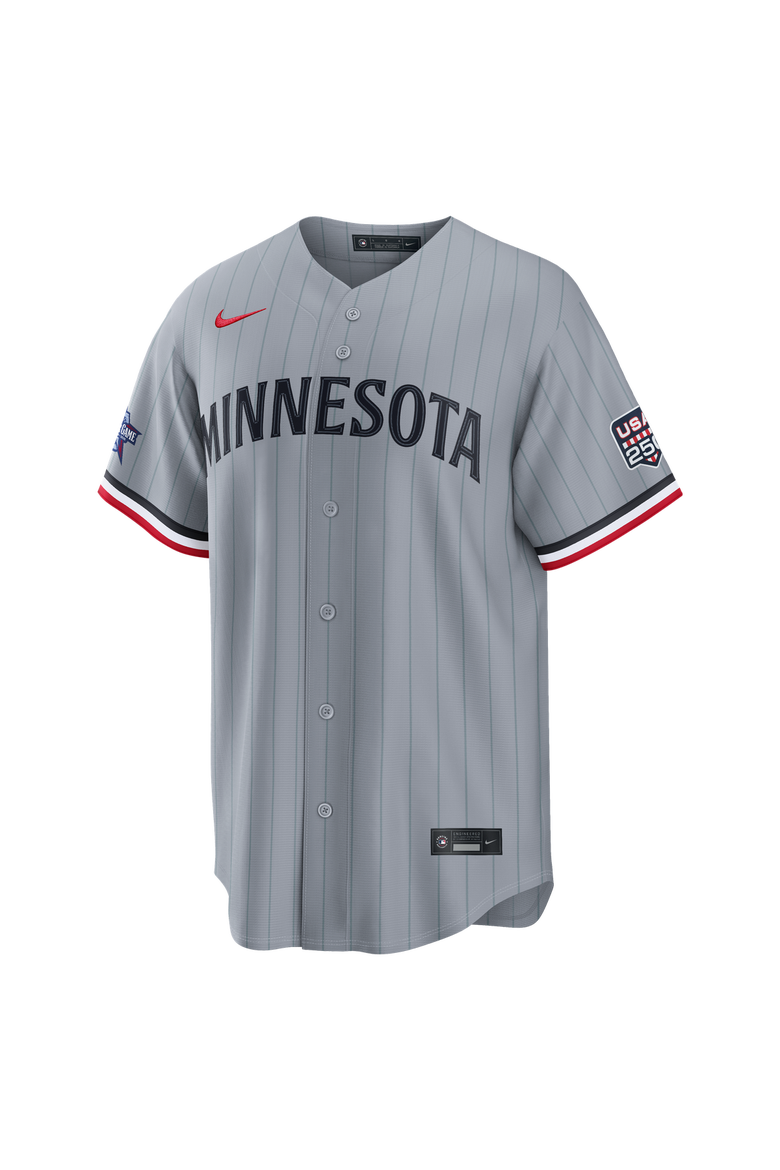 2026 All-Star Game Men's Minnesota Twins Byron Buxton Nike Gray Replica Jersey, Alternate, color, Gray