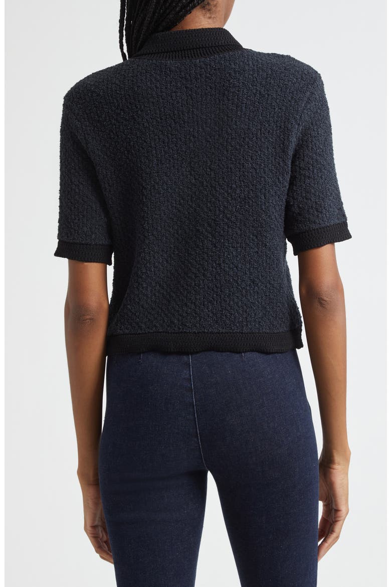 Marie Two Tone Cardigan, Alternate, color, NAVY