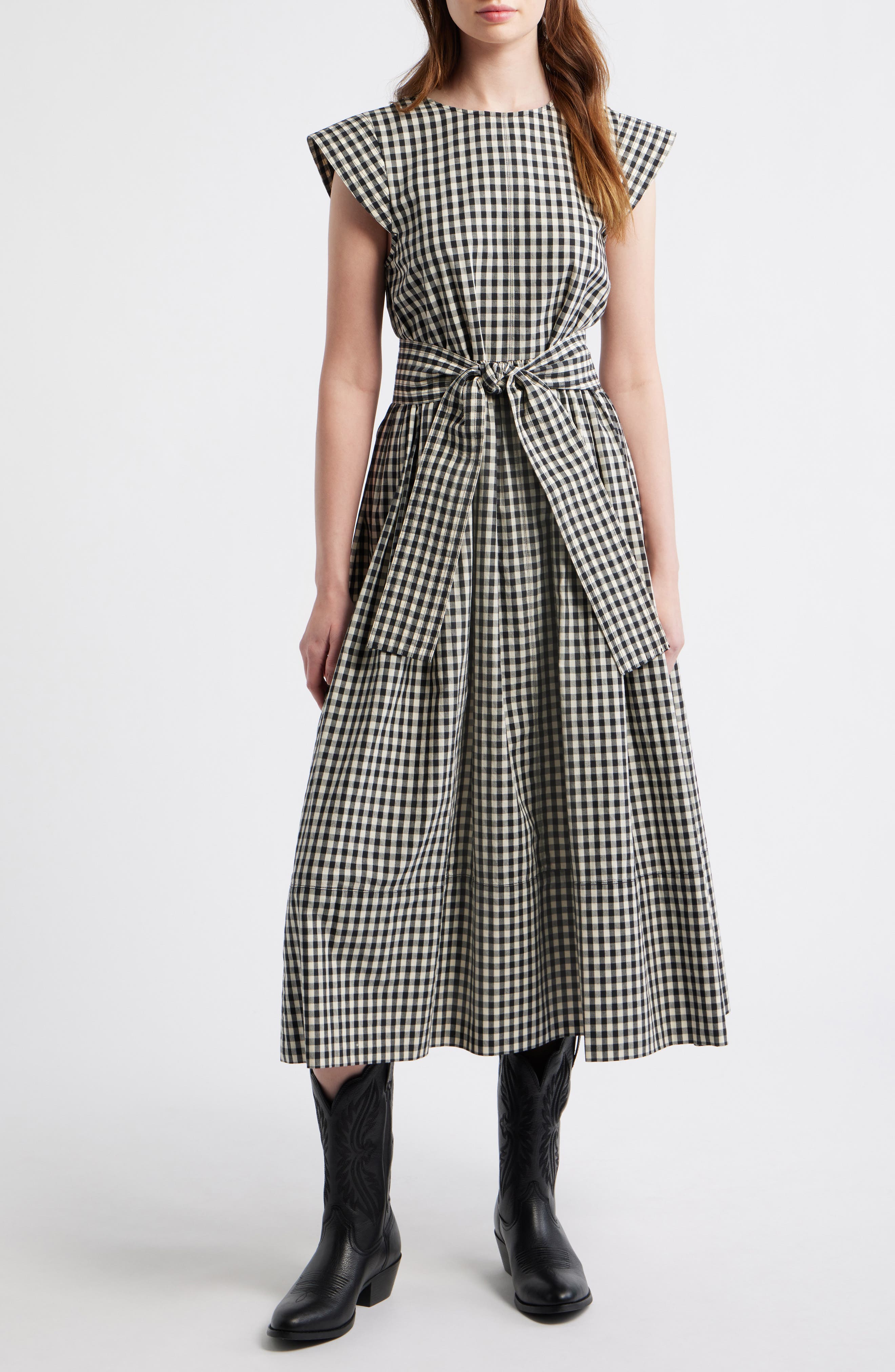 selected BLACK AND CREAM CHECK