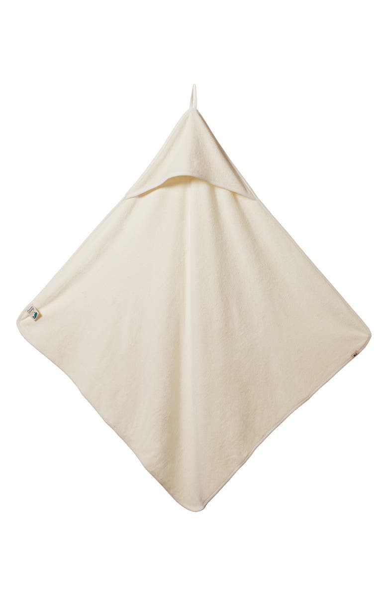 NATURE BABY Organic Cotton Hooded Towel, Main, color, Natural