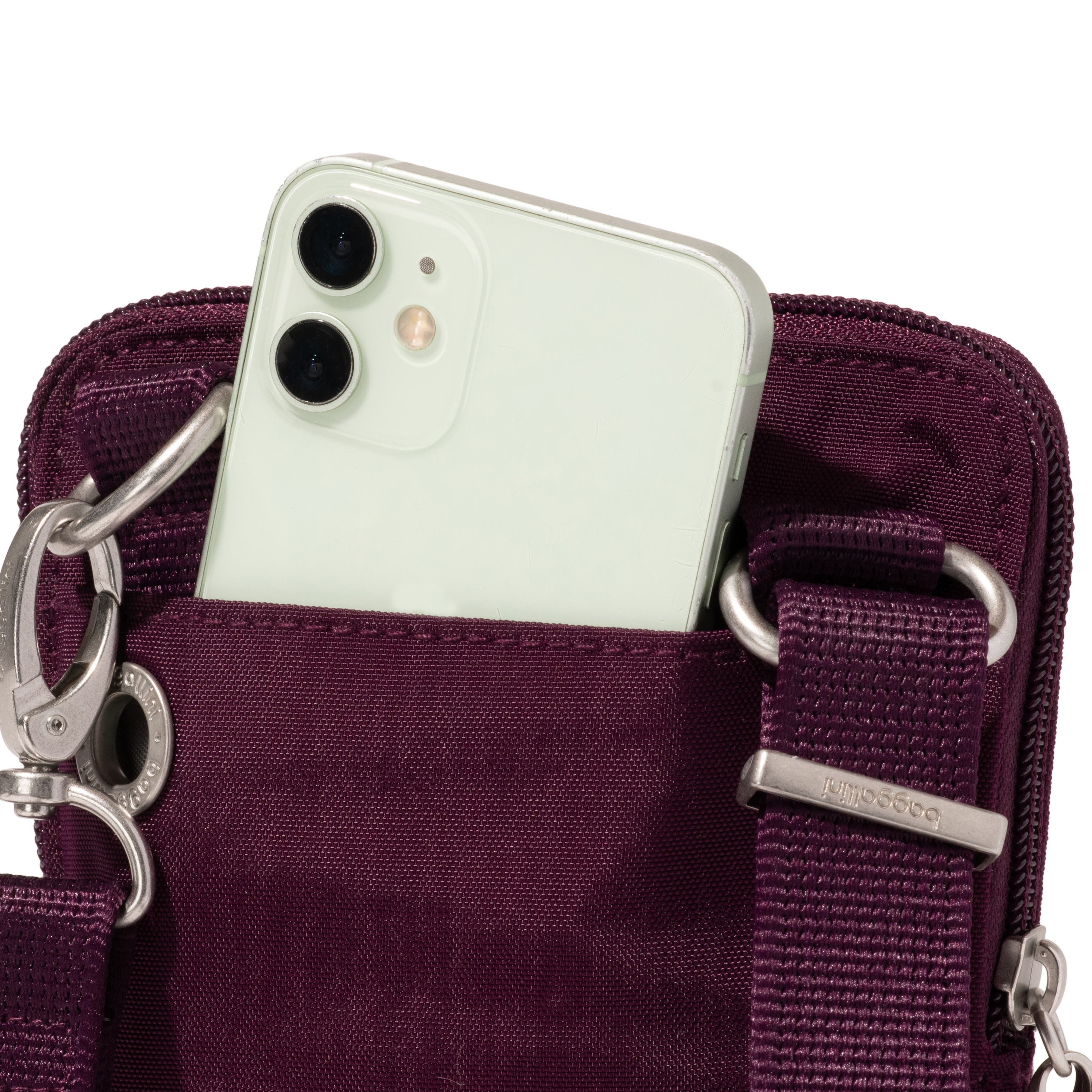 Securtex Anti-Theft Activity Small Crossbody Bag, Alternate, color, Mulberry