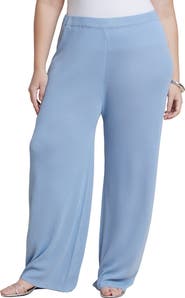 ELOQUII Semi Sheer Knit Pant