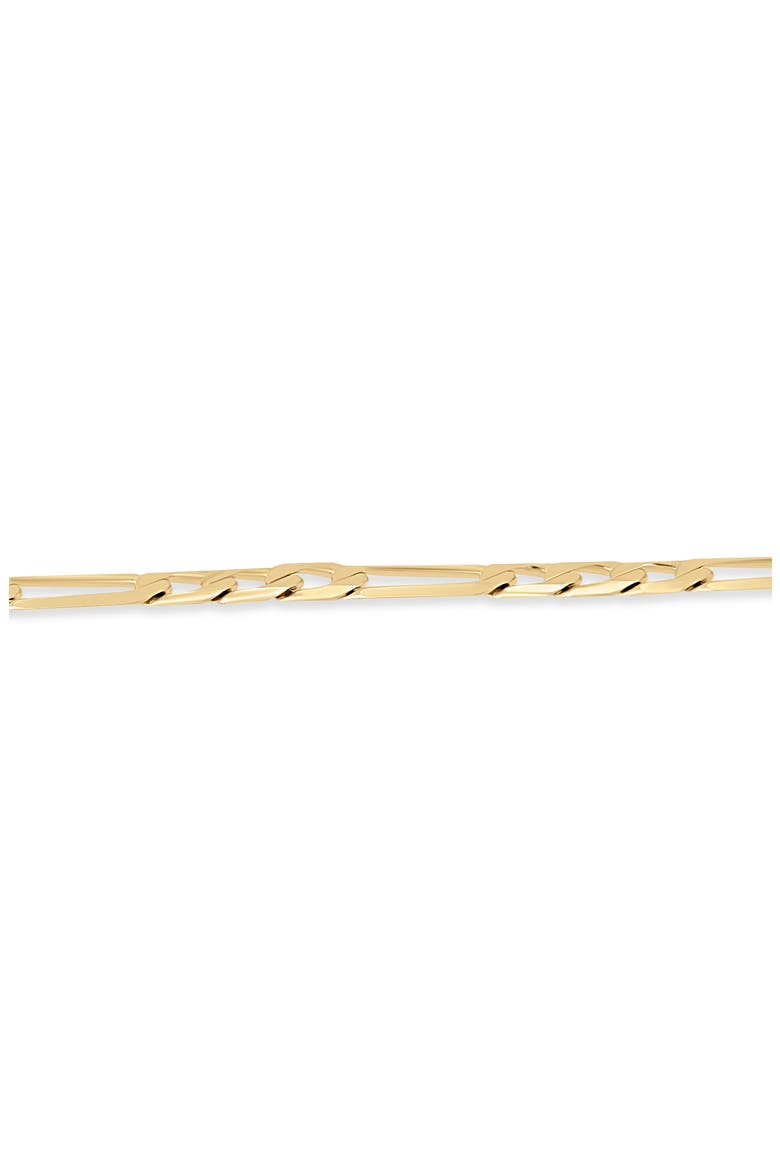 14K Gold Figaro Chain Necklace, 3.1mm, Alternate, color, 14KY