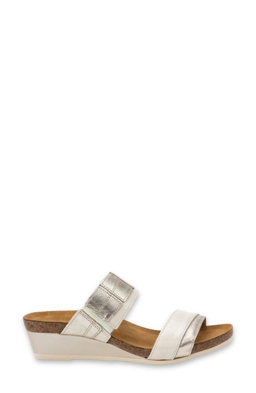 Naot Royalty Slide Sandal In Gold