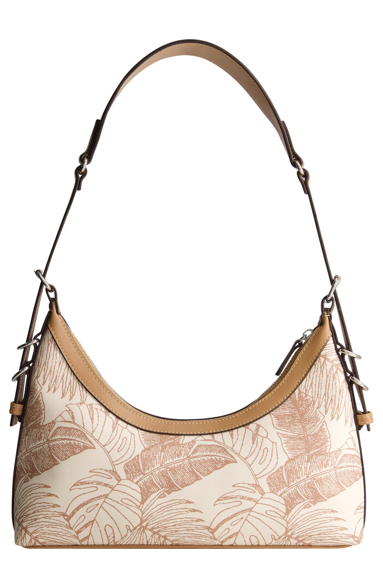 Tommy Bahama Debossed Logo Hobo Bag, Alternate, color, Tan