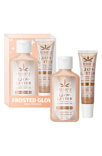 Hempz Glow Getter Body Care Set In Transparent