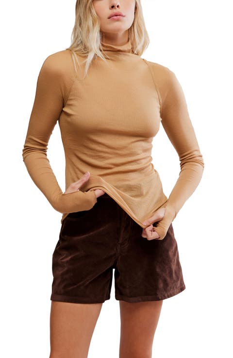 Close to Home Rib Turtleneck Top