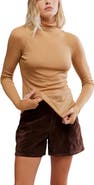 Free People Close to Home Rib Turtleneck Top