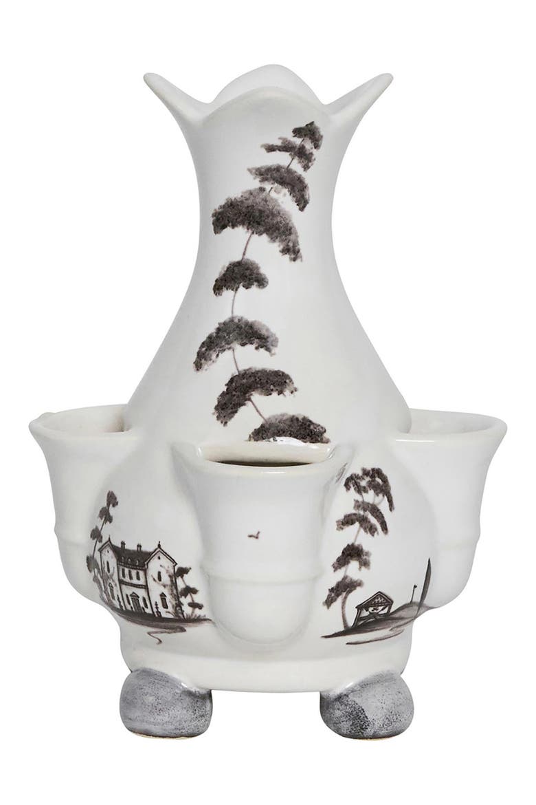 Country Estate 6" Tulip Vase, Alternate, color, FLINT GREY