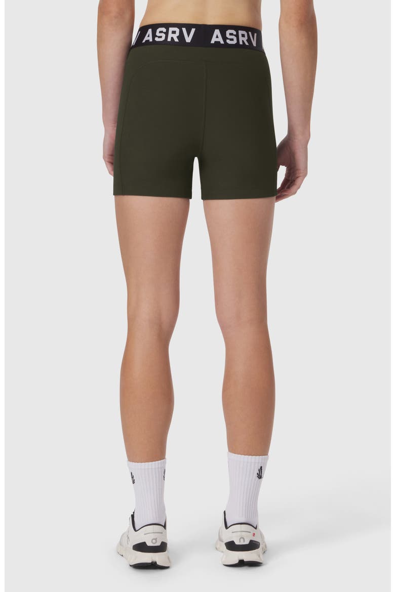 Lycra Ribbed Short, Alternate, color, Olive