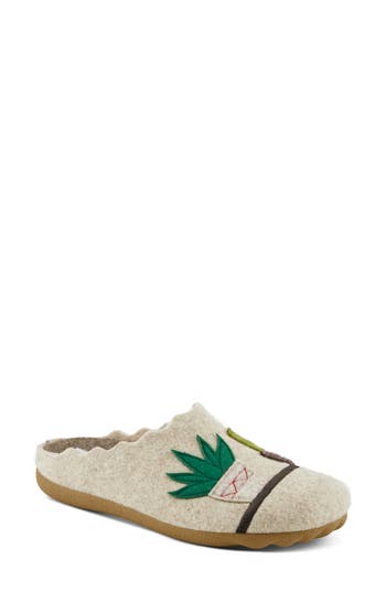 Flexus By Spring Step Happycactus Slide Slipper In Neutral
