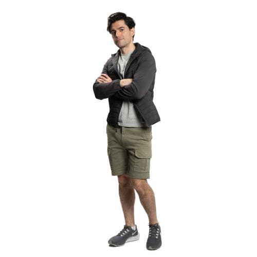 Peter Manning Cargo Shorts In Olive