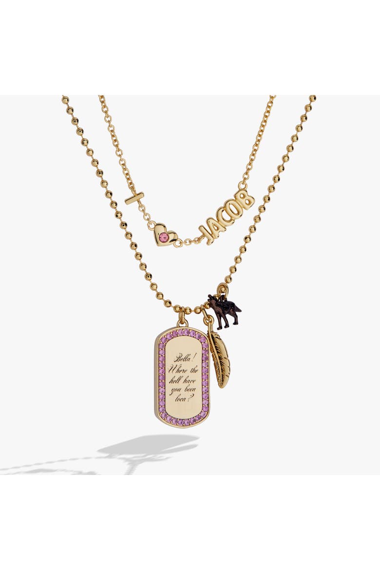 The Twilight Saga Jacob Pendant Necklace, Main, color, Gold