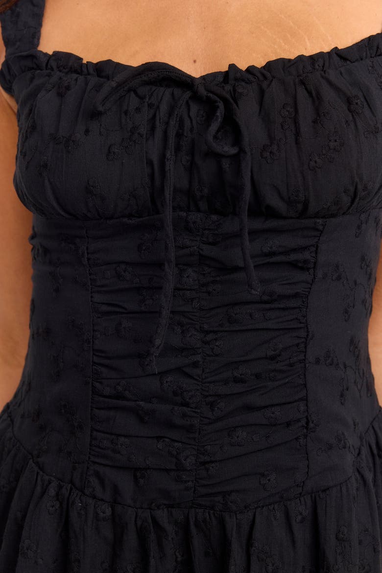 Goldie Mini Dress, Alternate, color, Black