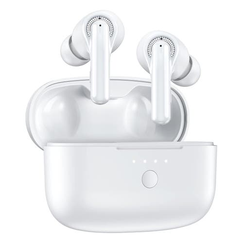 Tribit Wireless Noise Reduction Bluetooth Earbuds in White at Nordstrom