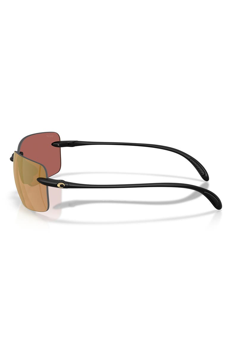 Costa Del Mar Gulf Shore 66mm Sunglasses, Alternate, color, Matte Black / Gold Mirror