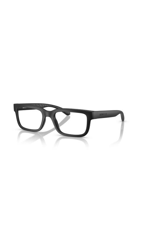 Arnette 49mm Rectangle Optical Glasses In Black