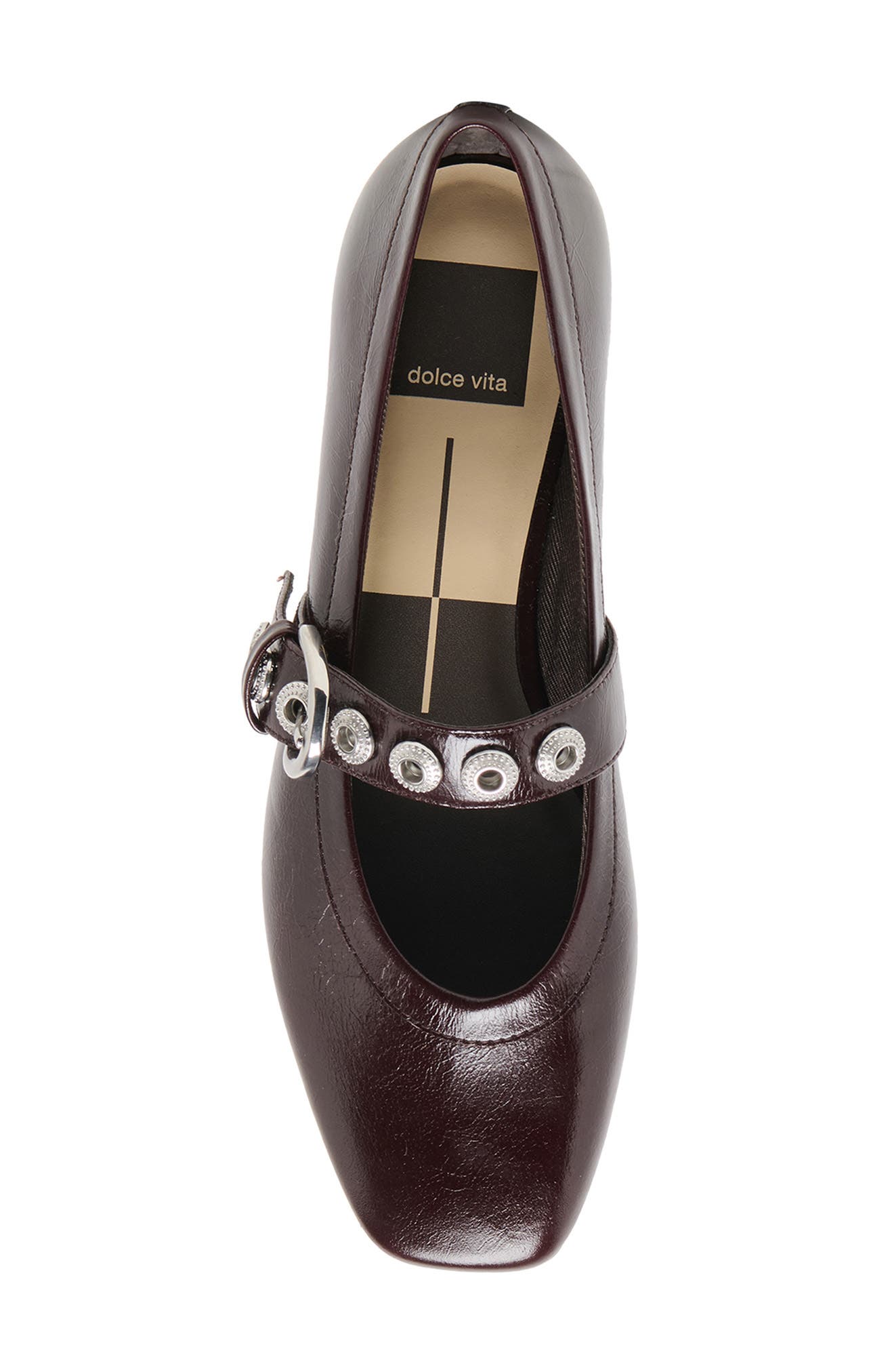 Marten Mary Jane Ballet Flat, Alternate, color, BLACKBERRY LEATHER
