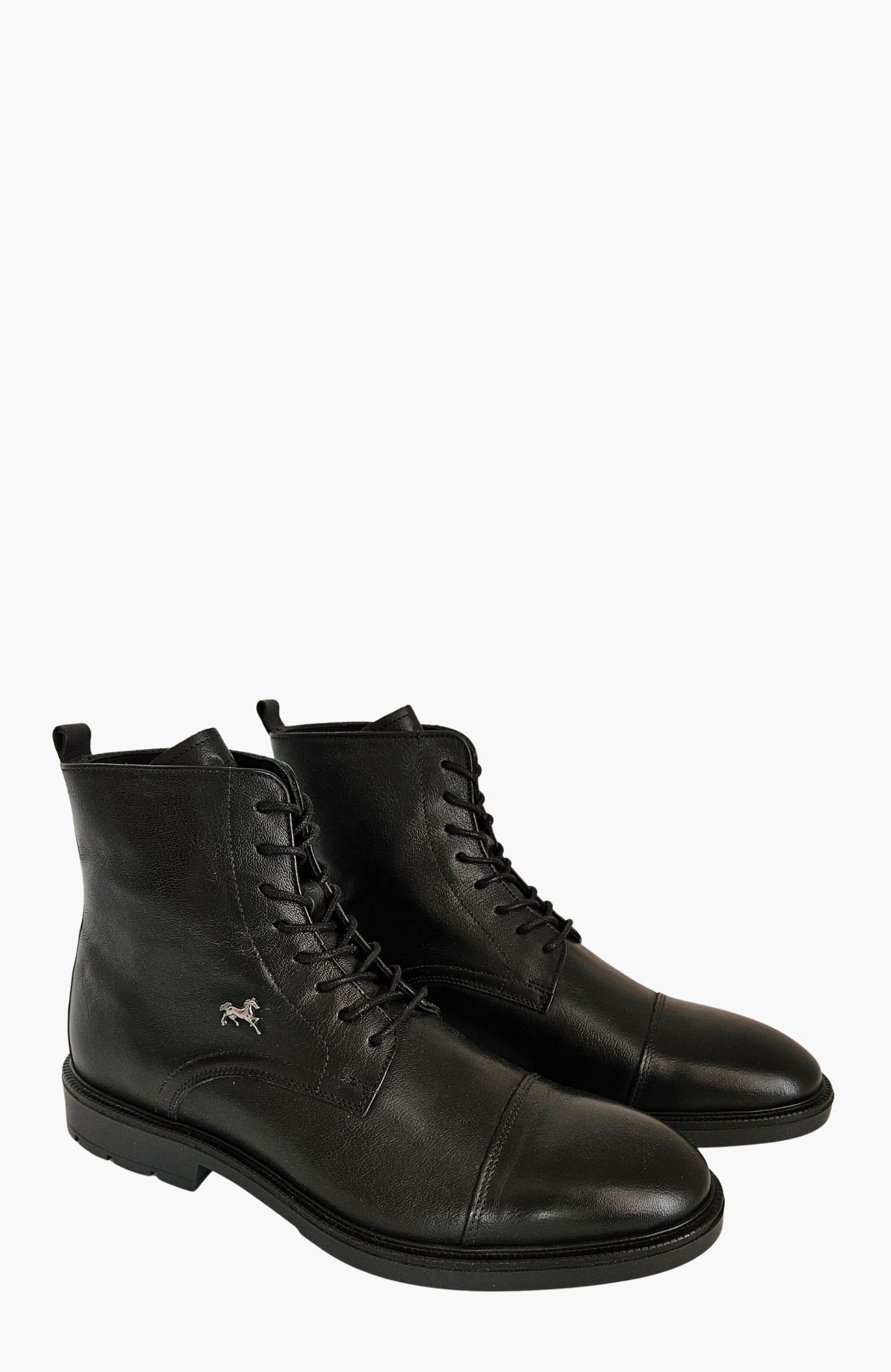 Gentleman Leather Boots, Alternate, color, Black