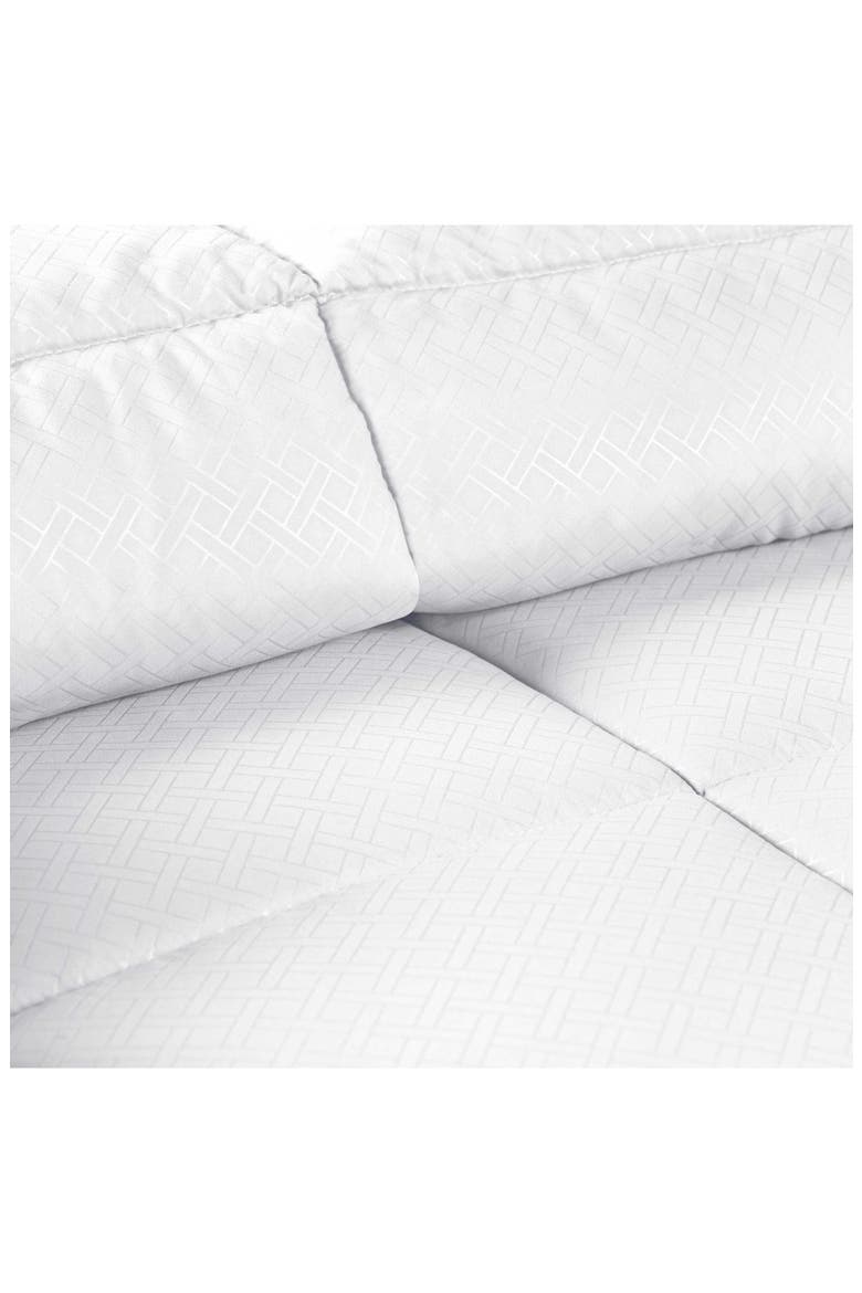 Reversible Down Alternative Comforter, Alternate, color, WHITE