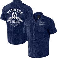 Darius Rucker Collection by Fanatics Men's Darius Rucker Collection by Fanatics  Navy New York Yankees Denim Team Color Button-Up Shirt