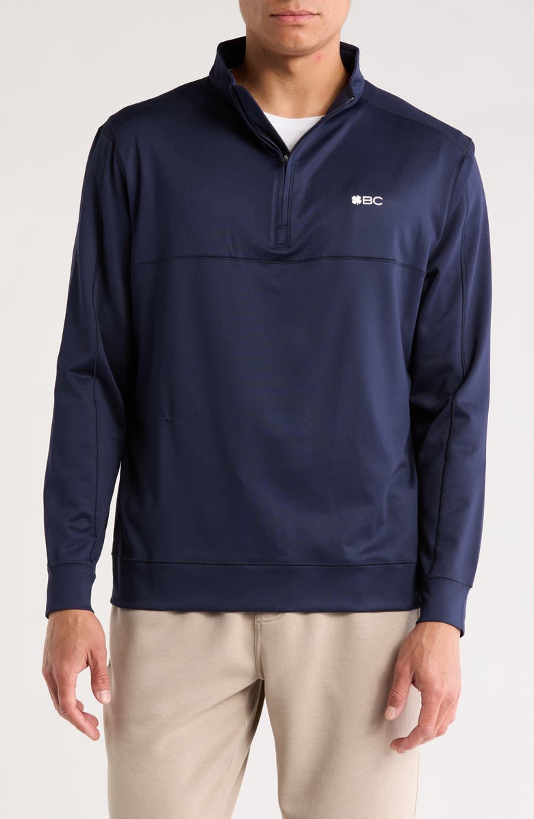 Black Clover Crosley Quarter Zip Golf Pullover, Main, color,