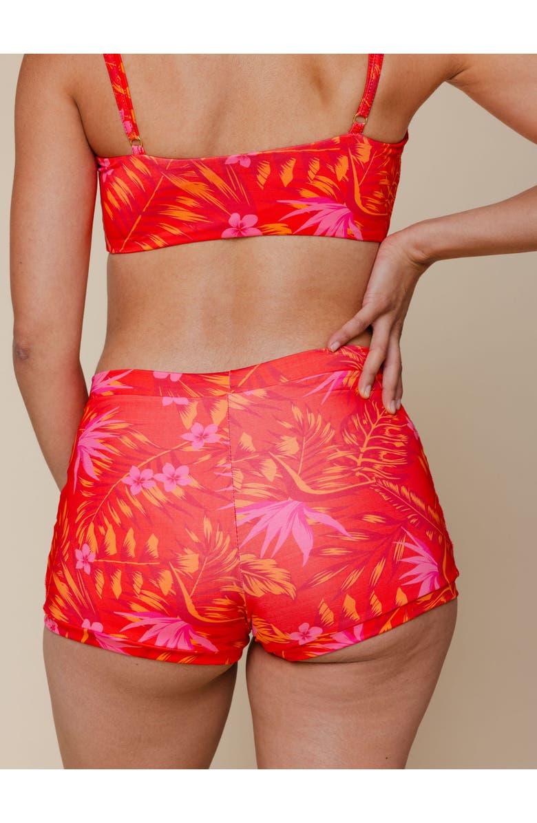 Kitty and Vibe Boyshort Bikini Bottoms, Main, color, Maui
