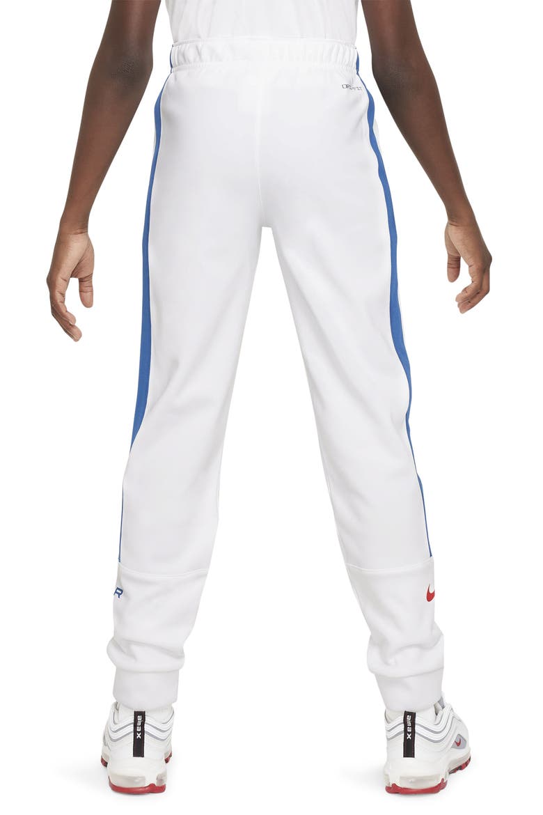 Kids' Air Side Stripe Joggers, Alternate, color, WHITE/ COURT BLUE