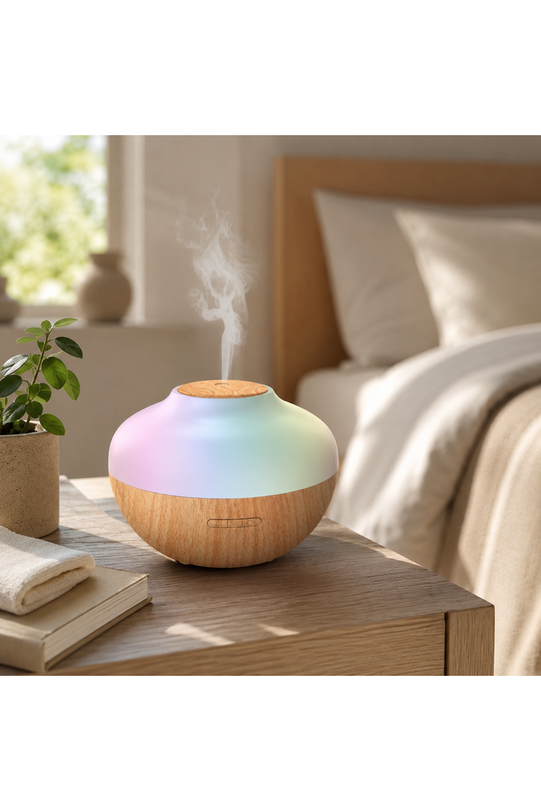 HEPA Air Purifier & Essential Oil Diffuser, Alternate, color, Multicolor