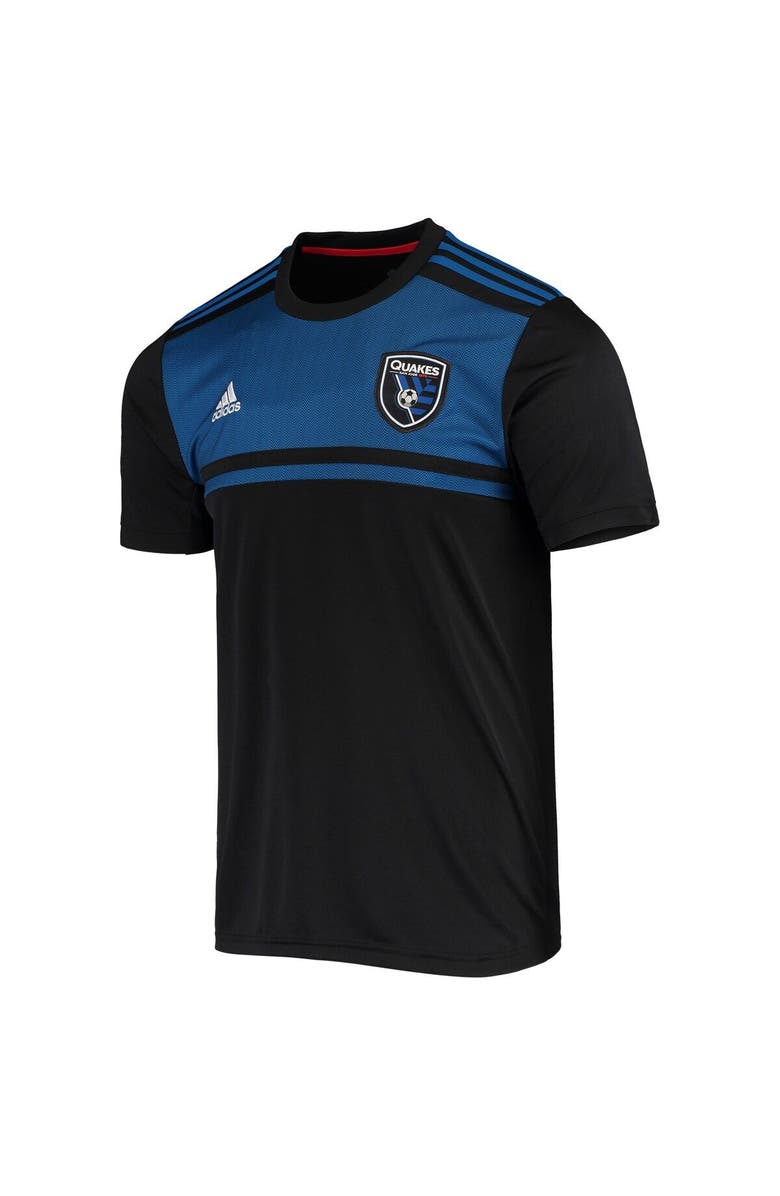 adidas Men's adidas Black San Jose Earthquakes 2020 Replica Blank Primary AEROREADY Jersey, Alternate, color, 